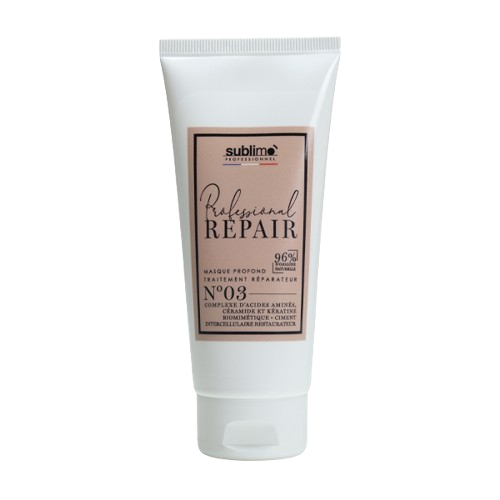 SUBLIMO - Professional Repair - Masque profond traitement réparateur - 100ml - 500ml