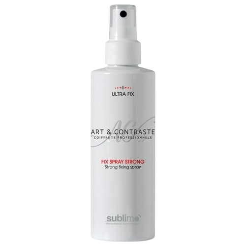 SUBLIMO - Art et Contraste - Spray Fixation Soft, Forte, Strong - 200ml