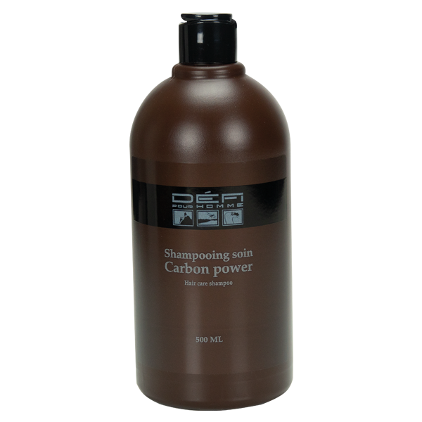 DÉFI POUR HOMME - Shampoing soin Carbon Power - 150 ml - 500 ml