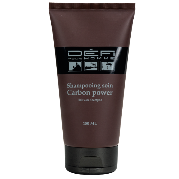 DÉFI POUR HOMME - Shampoing soin Carbon Power - 150 ml - 500 ml