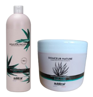 SUBLIMO - Shampoing et Soin Embellisseur de Boucles - Aloe Vera - 1 L - 500 ml