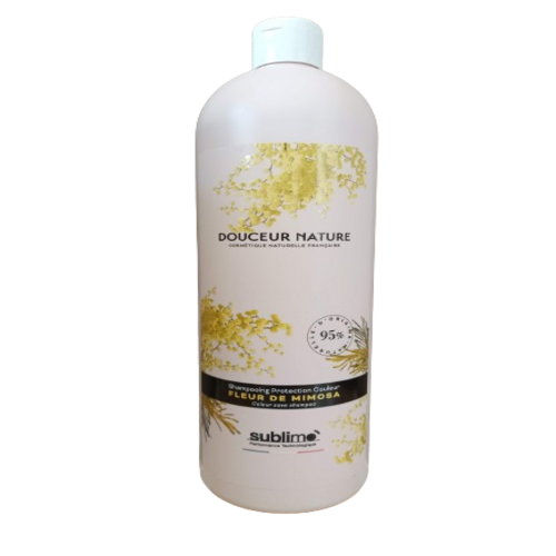 SUBLIMO - Douceur Nature - Shampoing Protection Couleur Fleur de Mimosa - 1 L