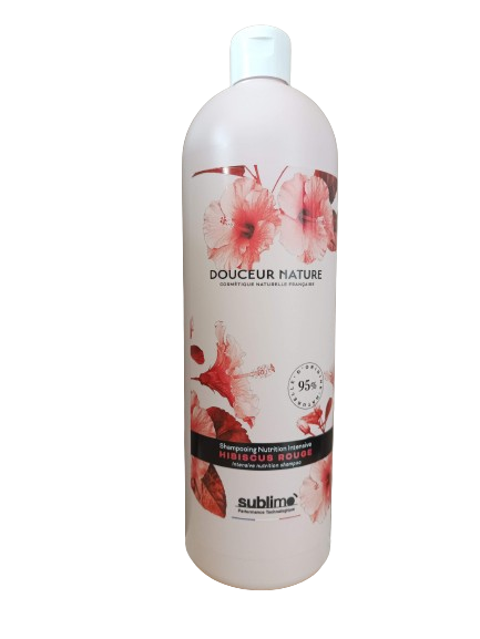SUBLIMO - Douceur Nature - Shampooing Nutrition Intensive Hibiscus Rouge - 1 L