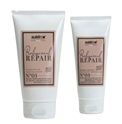 SUBLIMO - Professional Repair - Shampoing Renforçateur & Masque Profond Traitement Réparateur - 1 L & 500 ML