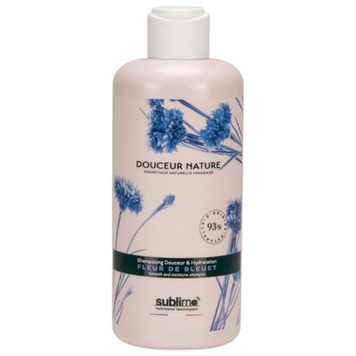 SUBLIMO - Douceur Nature - Shampooing Douceur & Hydratation Fleur de Bleuet - 250 ml