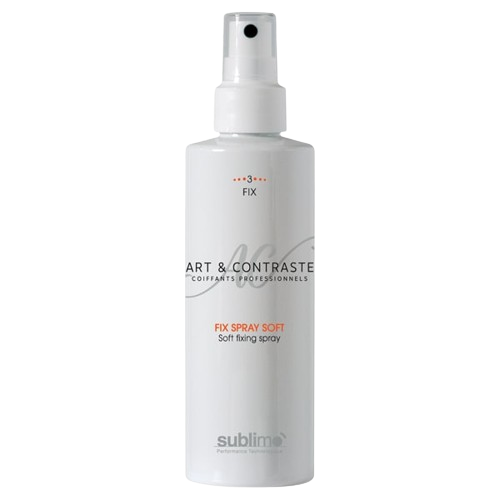 SUBLIMO - Art et Contraste - Spray Fixation Soft, Forte, Strong - 200ml
