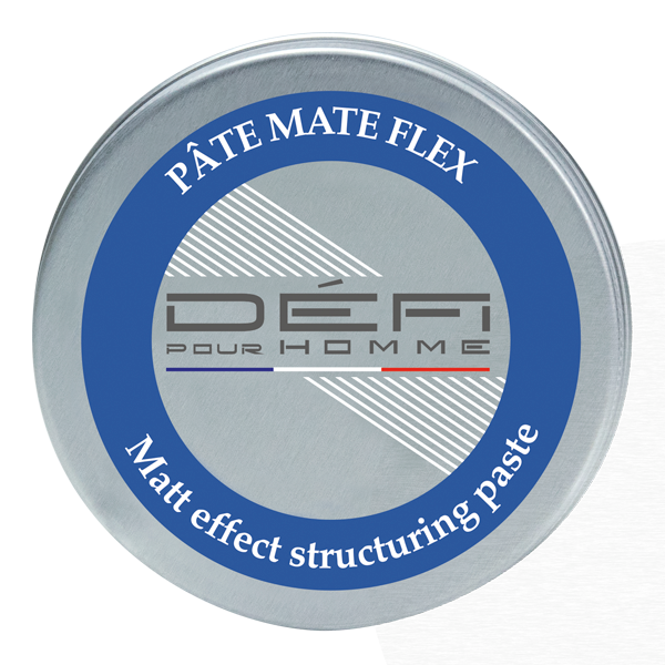 DÉFI POUR HOMME - Pâte Mate Flex - Cire coiffante effet mat - 75ml