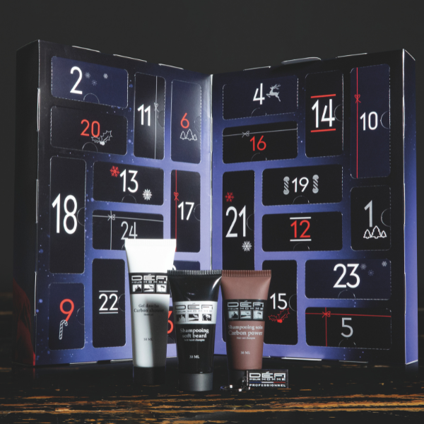 Calendrier de l’Avent – Défi pour Homme – 24 surprises (19 soins + 5 accessoires)