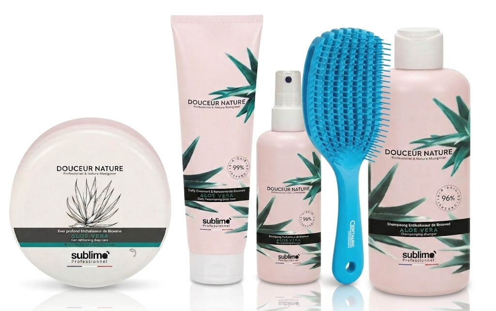 SUBLIMO - Gamme boucles- Aloé Vera – Routine complète hydratation & définition & Brosse Orange. (Copie)