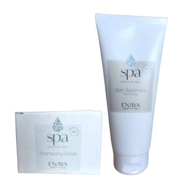 DUO ENAYA – Shampoing Solide + Soin Sublimant Sans Rinçage
