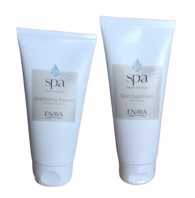 DUO ENAYA – Shampoing Relaxant + Soin Sublimant Sans Rinçage