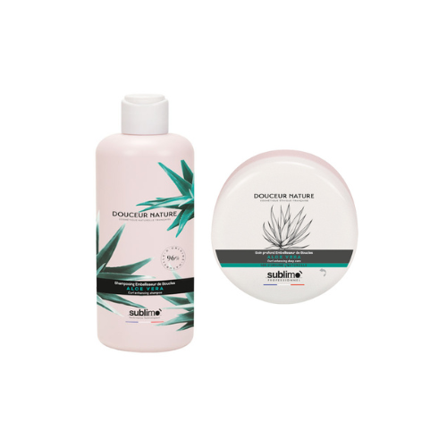 SUBLIMO - Shampoing & Soin Embellisseur De Boucles - Aloe Véra - 150 ml & 250 ml