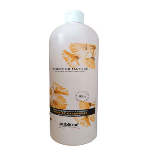 SUBLIMO - Douceur Nature - Shampooing Réparation & Protection Fleur de Calendula - 1 L