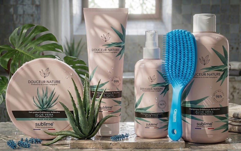 SUBLIMO - Gamme boucles- Aloé Vera – Routine complète hydratation & définition & Brosse Orange. (Copie)
