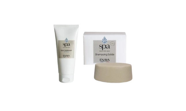 DUO ENAYA – Shampoing Solide + Soin Sublimant Sans Rinçage