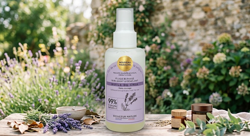 SUBLIMO- Douceur Nature - Fluide Bi-phase Sublimant & Démêlant Huile de Chia - 150 ml