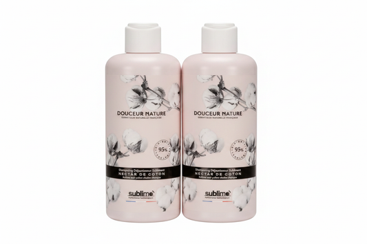 SUBLIMO - Douceur Nature - DUO Shampoing déjaunisseur Nectar de Coton - 250 ml