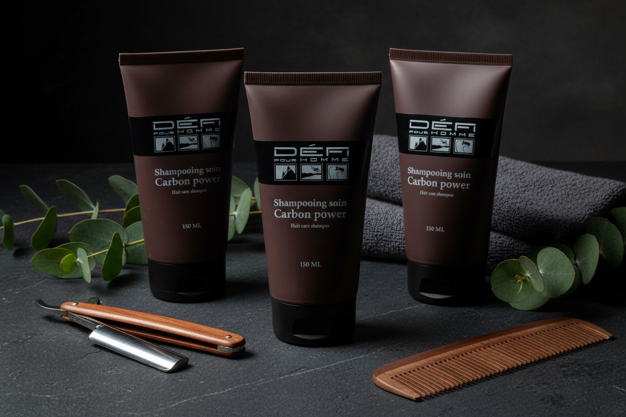 DÉFI POUR HOMME -TRIO Shampoing soin Carbon Power - 150 ml