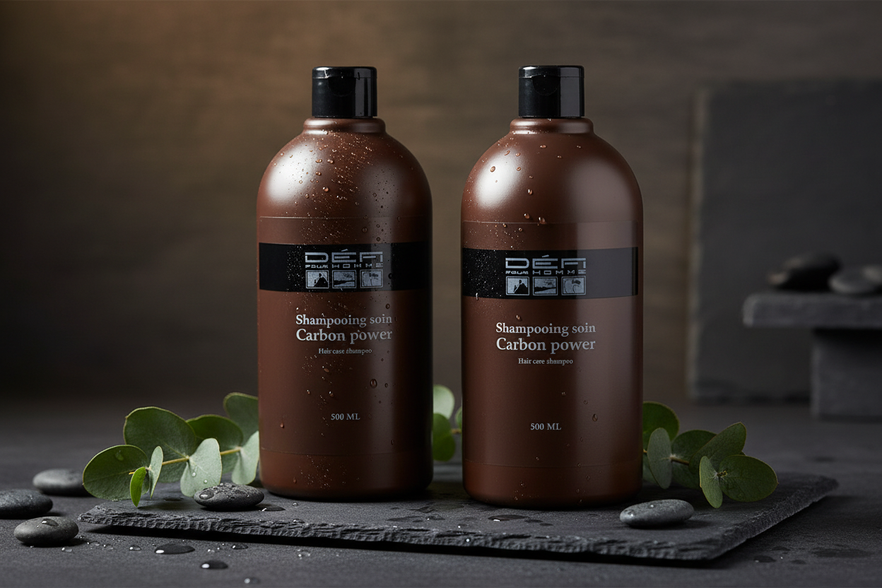 DÉFI POUR HOMME - DUO Shampoing soin Carbon Power - 500 ml