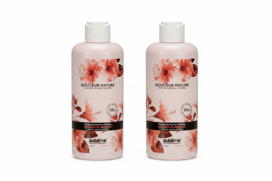 SUBLIMO - Douceur Nature - DUO Shampoing Nutrition Intensive Hibiscus Rouge - 250 ml