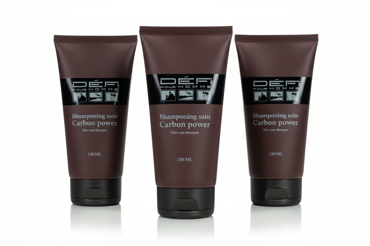 DÉFI POUR HOMME -TRIO Shampoing soin Carbon Power - 150 ml