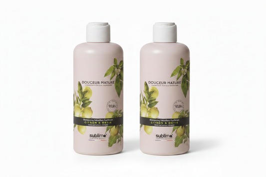 SUBLIMO - Douceur Nature - DUO Shampoing Détoxifiant Equilibrant citron & ortie - 250 ml