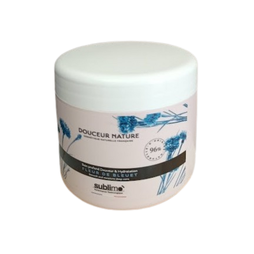 SUBLIMO - Douceur Nature - Soin Profond Douceur & Hydratation Fleur de Bleuet - 500 ml